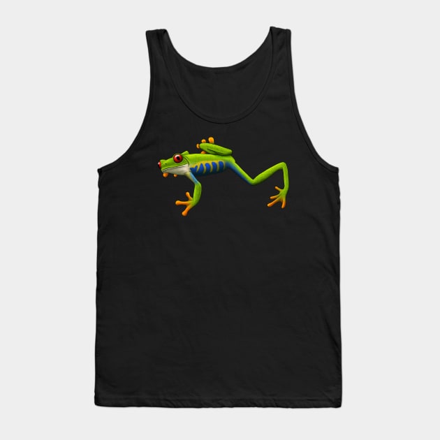 Red Eyed Tree Frog Tank Top by Wilderness Insider